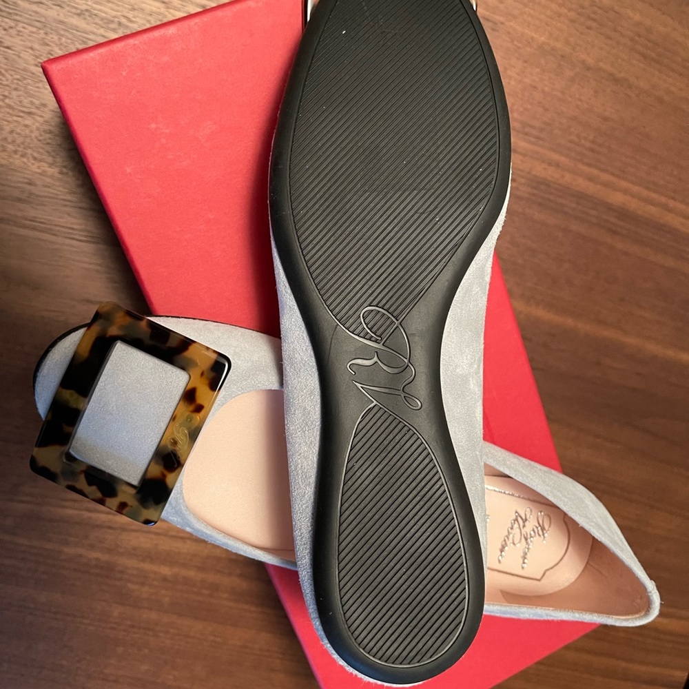 RV suede ballerina flat